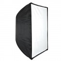 Softbox parasolowaty 50x70 cm prostokątny montaż poziom pion 2 suwaki 